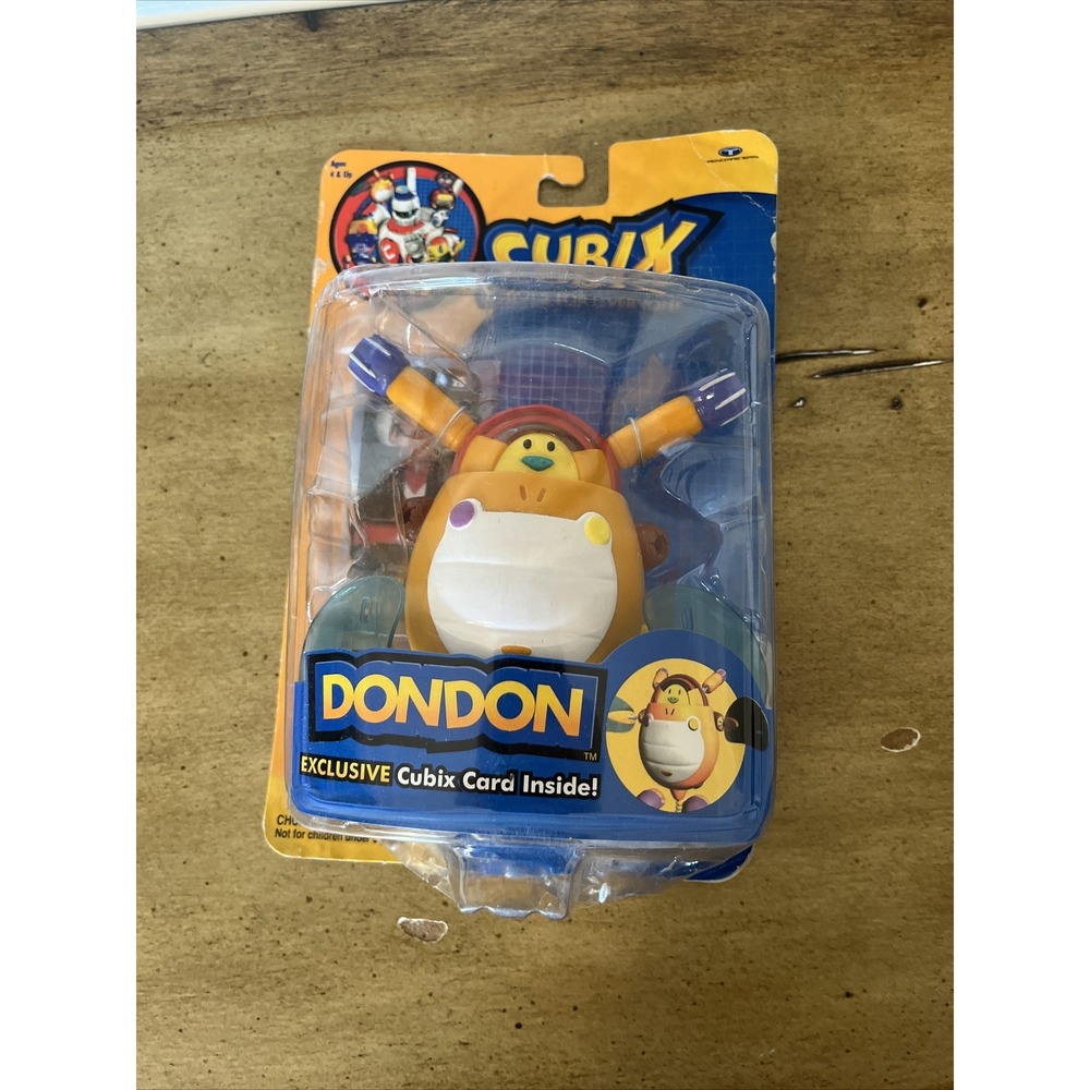 Cubix Robots For Everyone DONDON 2001 Trendmasters NOS NIB Damaged‎ Box Rare